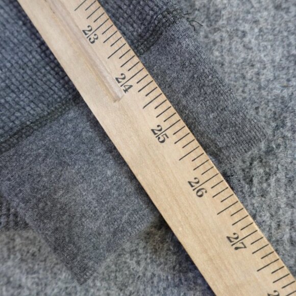 Wallace and Barnes Mens Henley Shirt Large Gray Waffle Thermal 100% Cotton - Picture 9 of 9